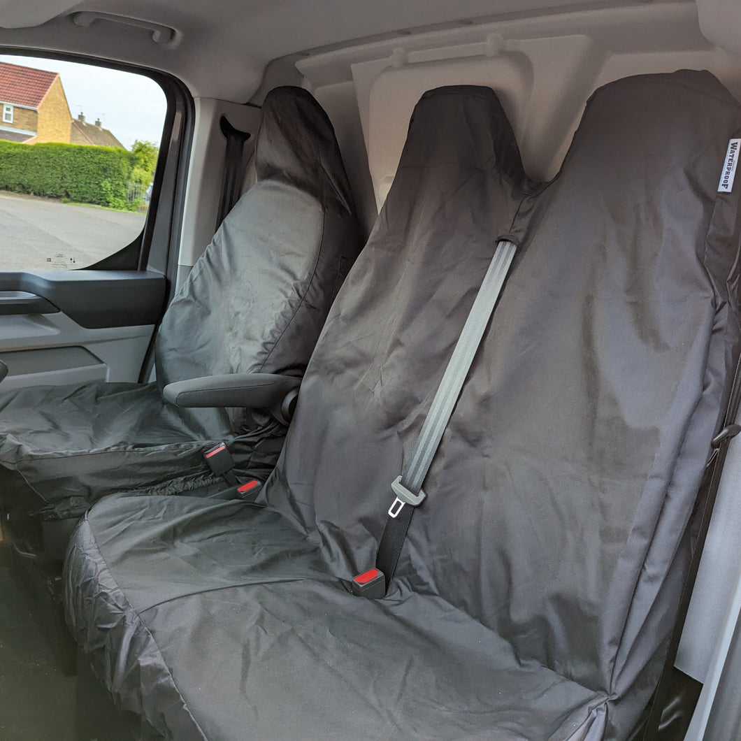 To fit NEW Ford Transit CUSTOM 2023 - 2024 2nd Generation Waterproof Seat Covers